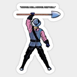 The Shoveler Sticker